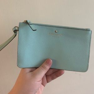 Blue Kate Spade Wristlet